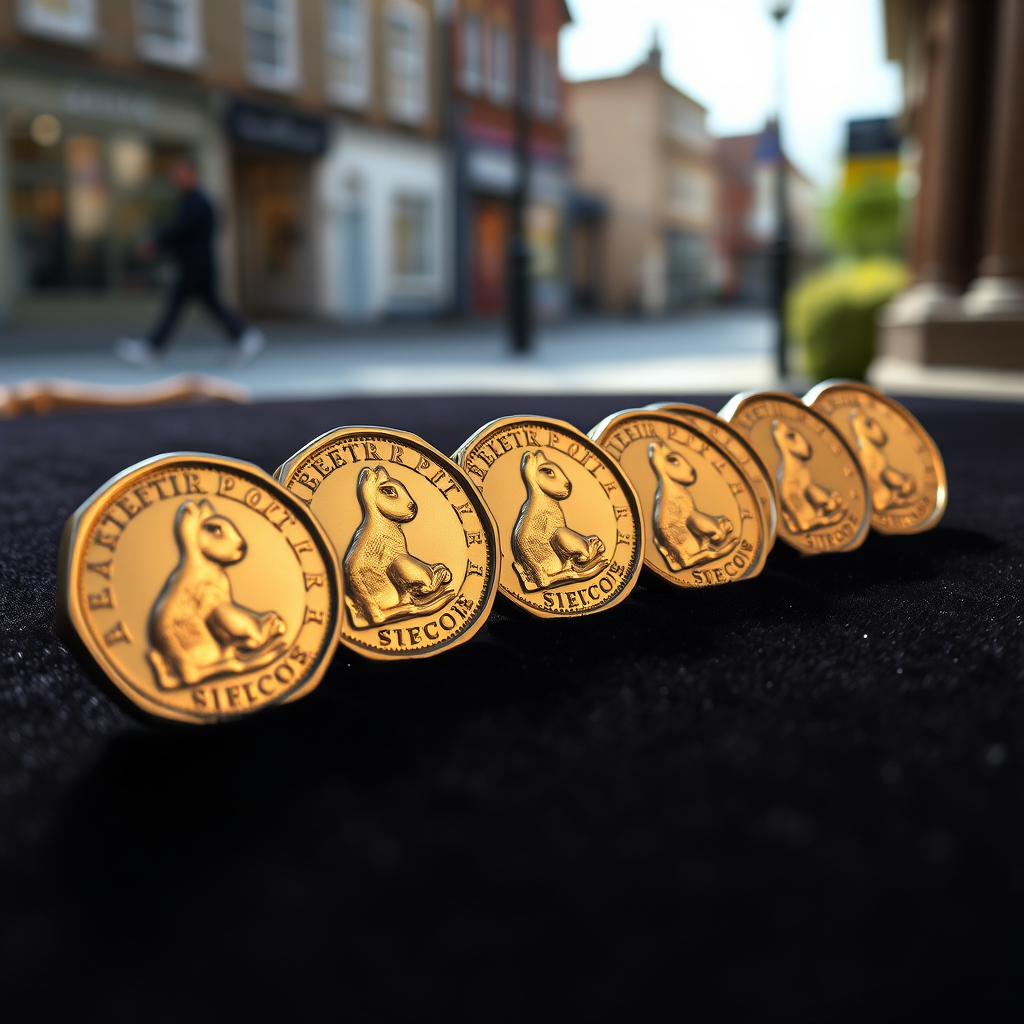 Scarce Beatrix Potter 50p coins fetch thousands at auction